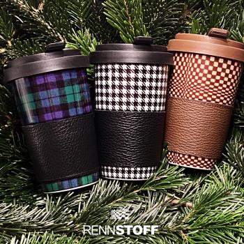RENNSTOFF Schottenkaro Coffee-to-drive-Cup